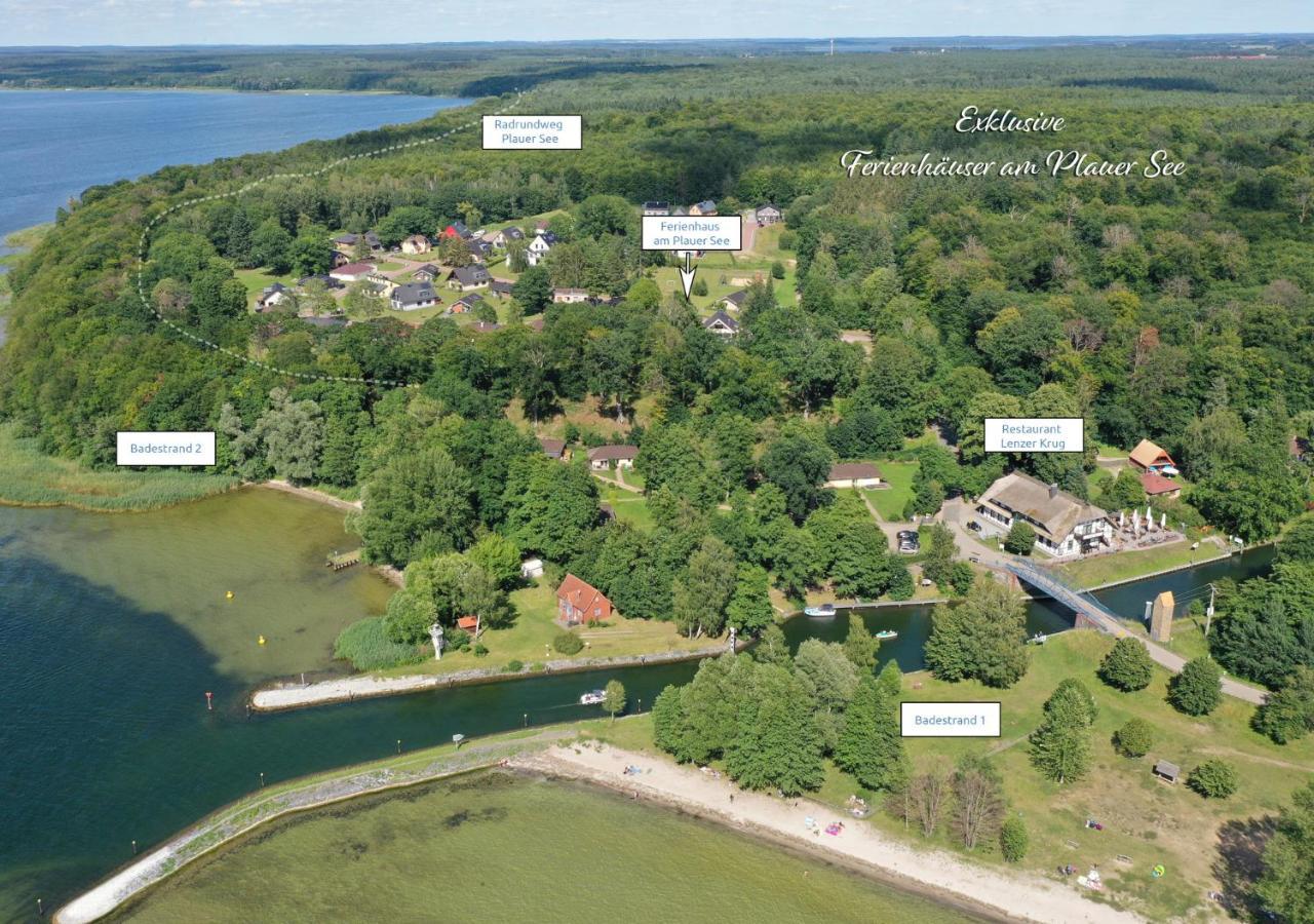 Ferienhaus Mit Whirlpool Und Sup Am Plauer See Мальхов Экстерьер фото